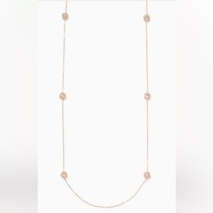 NWT kate spade infinity & beyond scatter necklace in rose gold